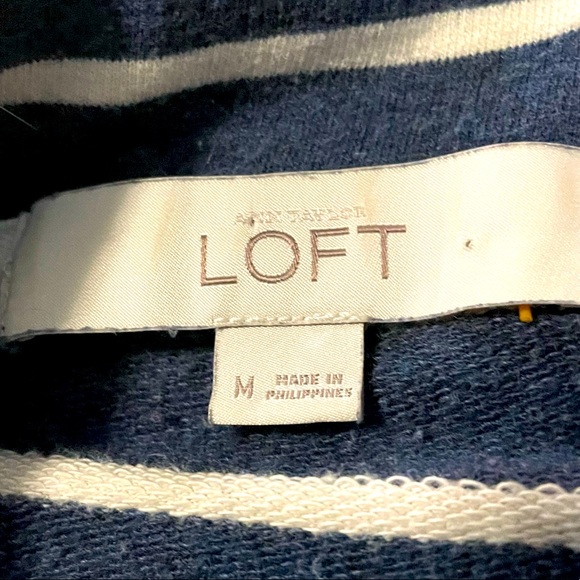 Ann Taylor Loft scoop neck long sleeve sweater - front pocket. Good condition. - Picture 5 of 5